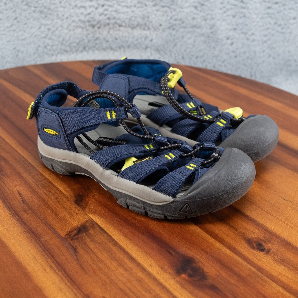 Keen Kids Newport H2 Blue Trail Hiking Sandals Shoes Size 12